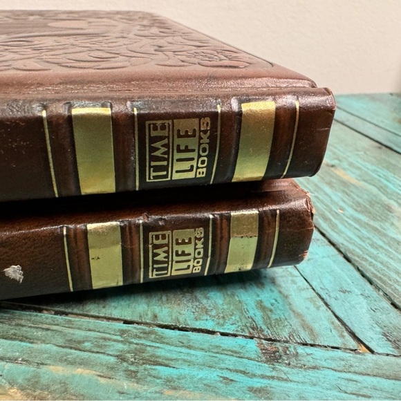 Vintage Lot of 2 TIME-LIFE The Old West Series Leather Hardcover Western Books - Picture 10 of 10